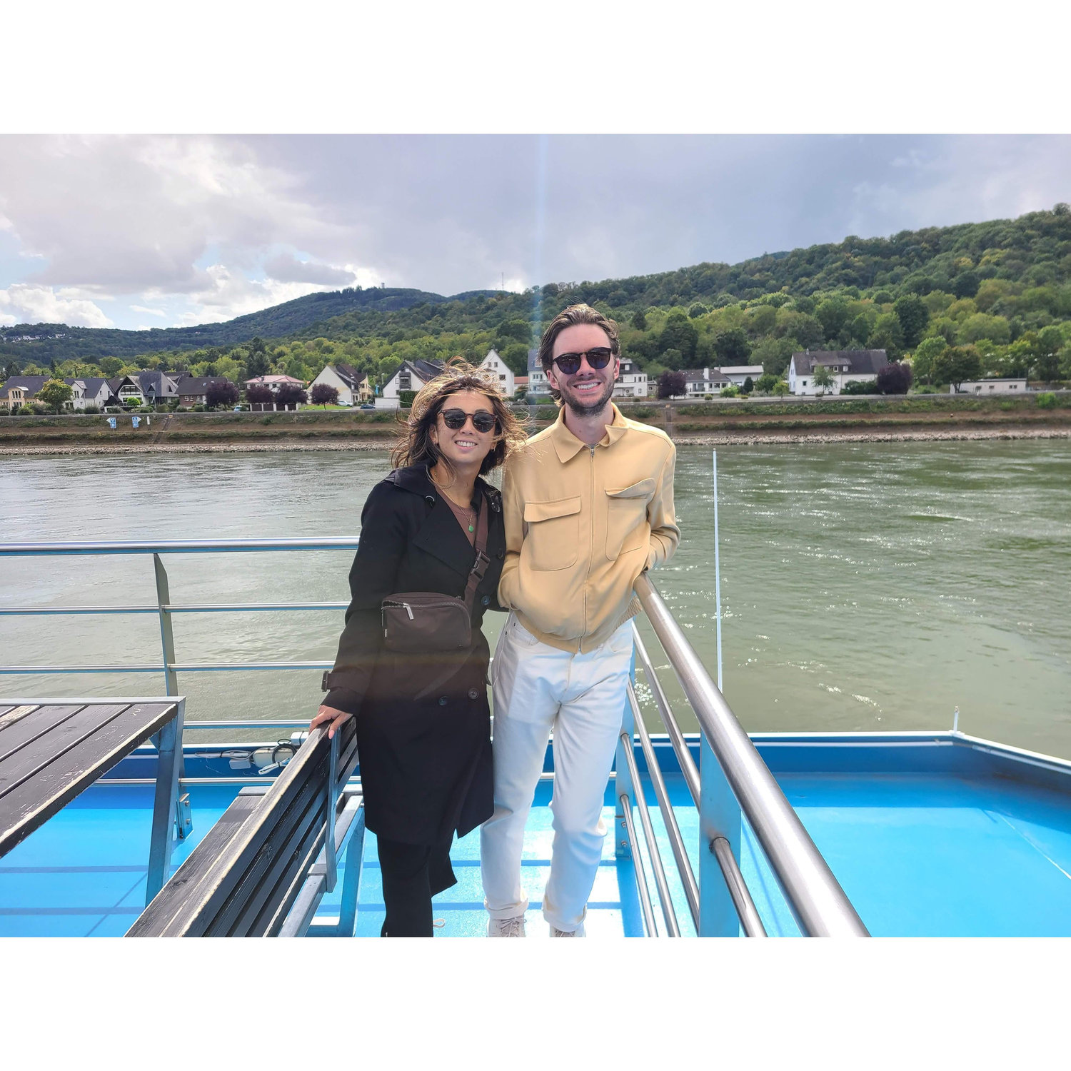 Sight seeing along the Rhine in Germany