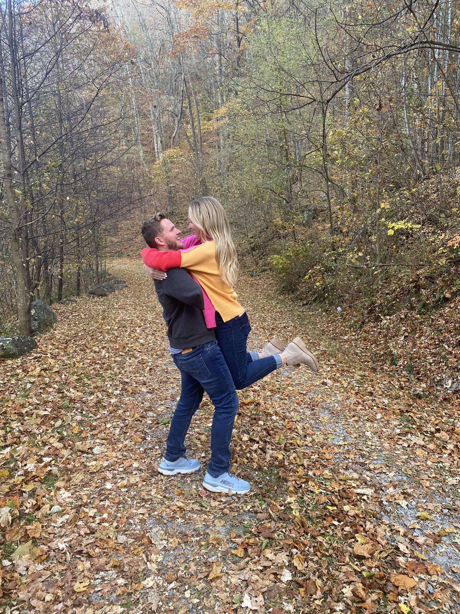 Lovebirds celebrating their engagement!