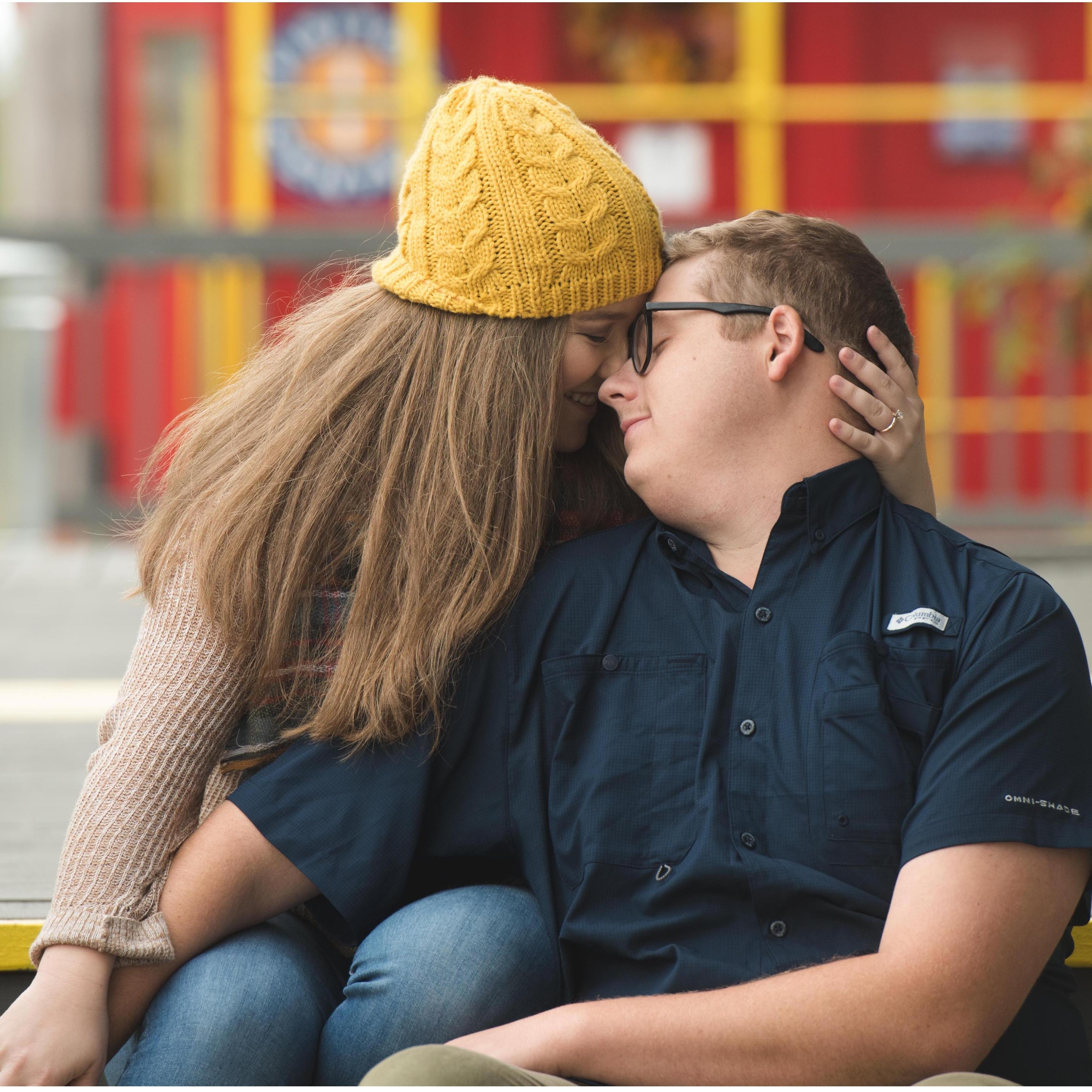 Engagement photos in Blue Ridge, GA.