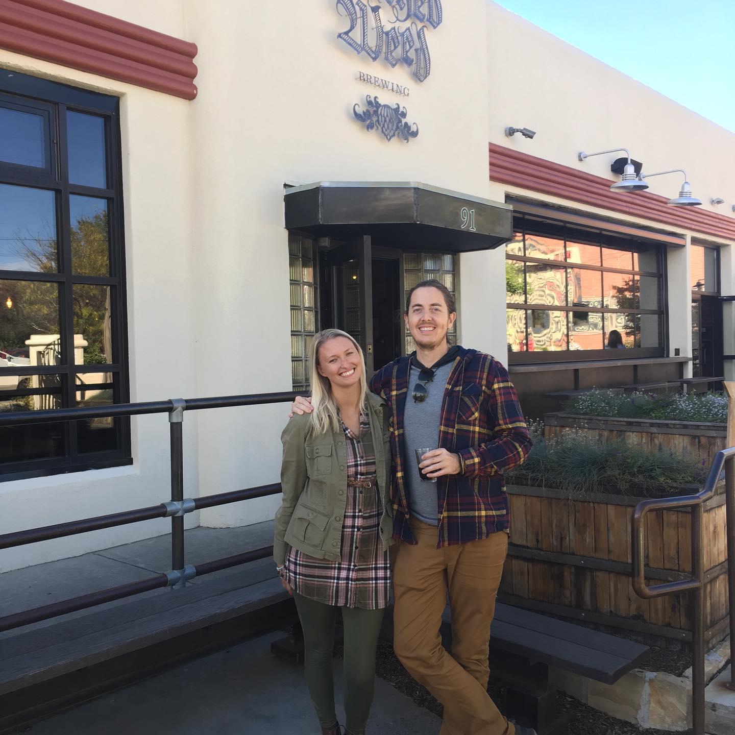 Breweries are kind of our thing and part of why we met in the first place.
