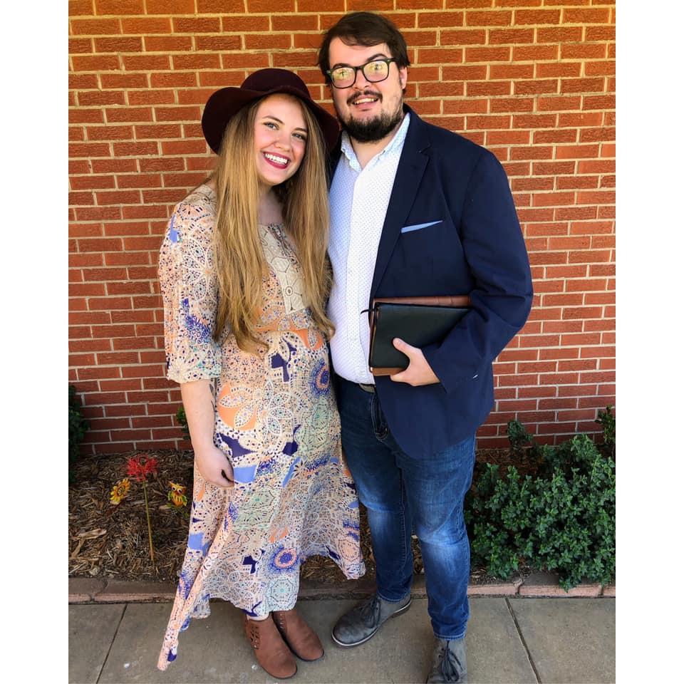 This was the first time I ever got to hear H preach! It was at FBC Checotah where his dad is the Senior Pastor (H used to be Student Pastor) and I received an unexpected but wonderful warm welcome! :)