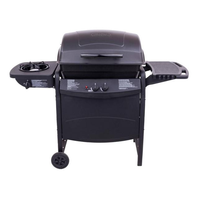 Thermos 2-Burner AT 360 Gas Grill With Side Burner 461771119 Black