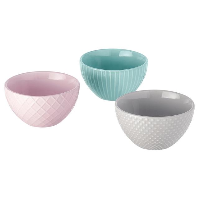 Ikea KEJSERLIG Bowl, mixed colors4 "