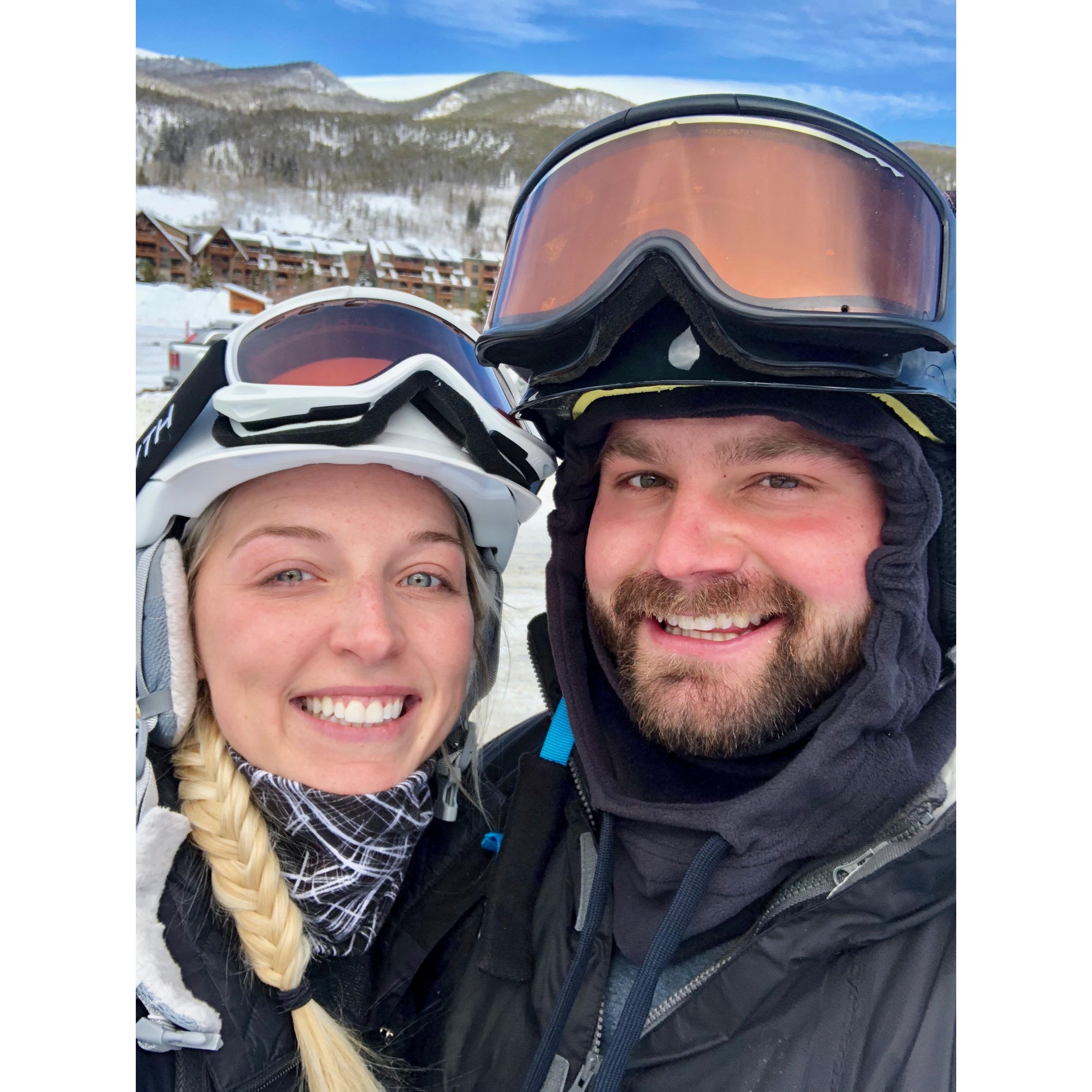 Our first Christmas together just the 2 of us in one of our favorite places- Keystone, CO.