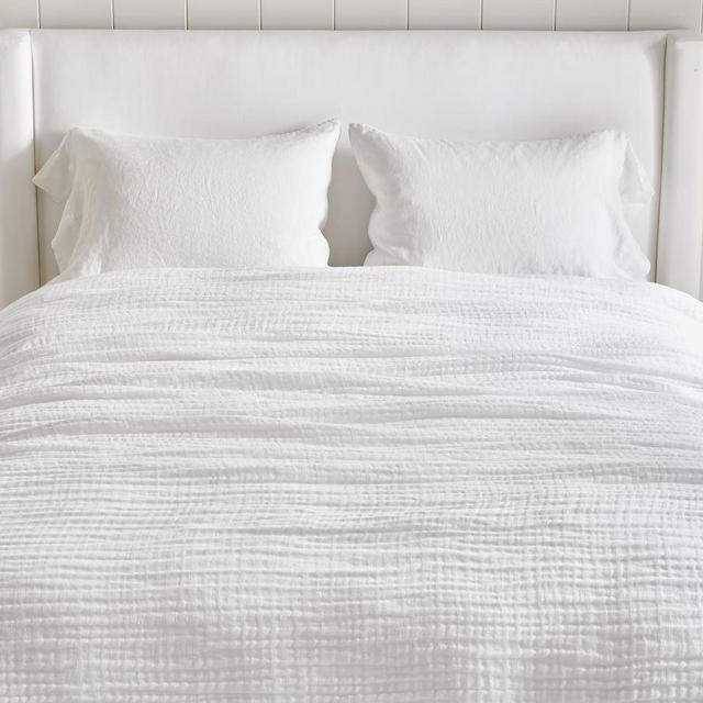 White Cloud Linen Blanket, King/Cal. King