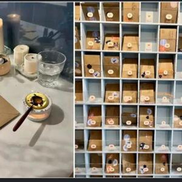 Paris - Cafe Pli - One year anniversary letters