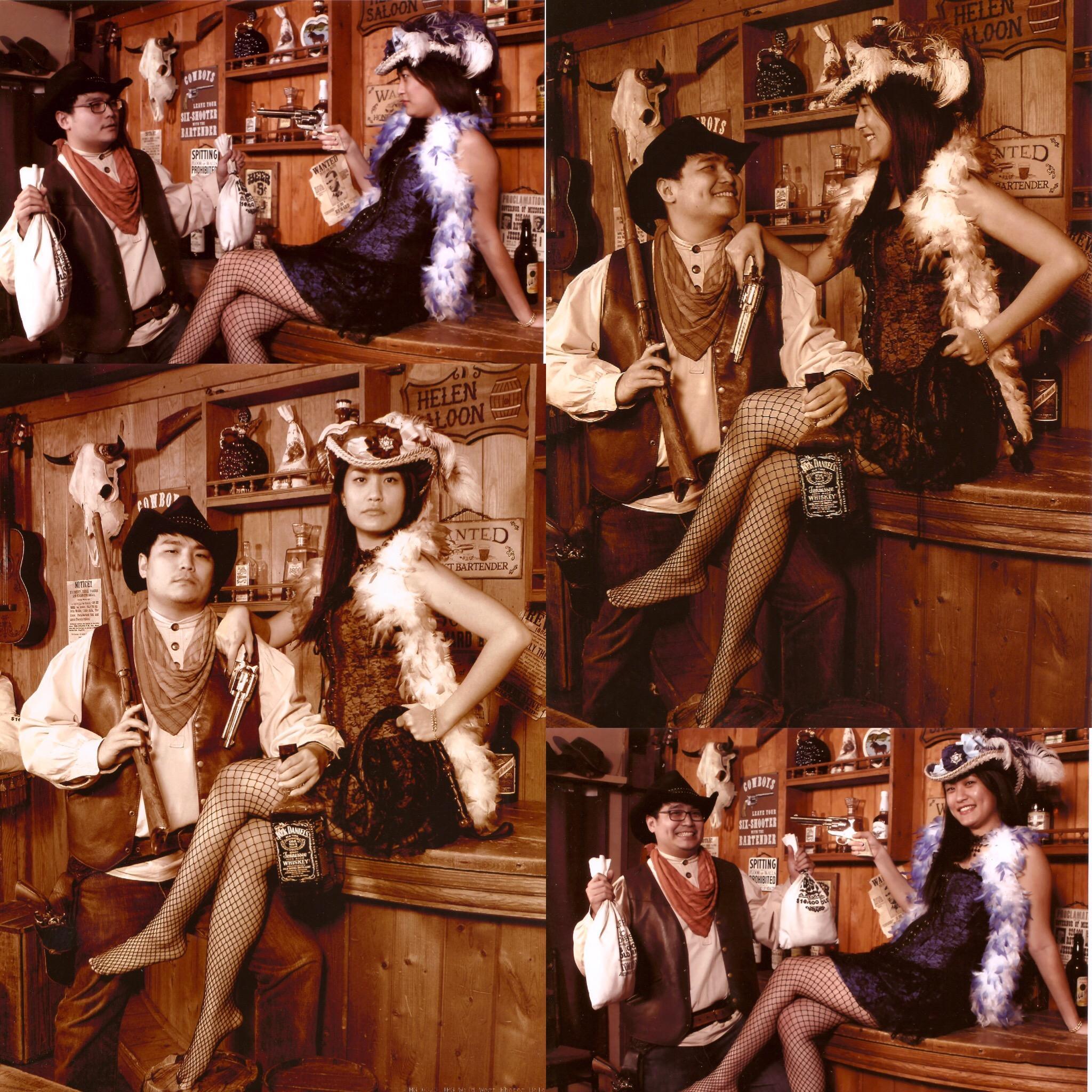 Oh, just another day, hanging out with my favorite outlaw in my saloon.