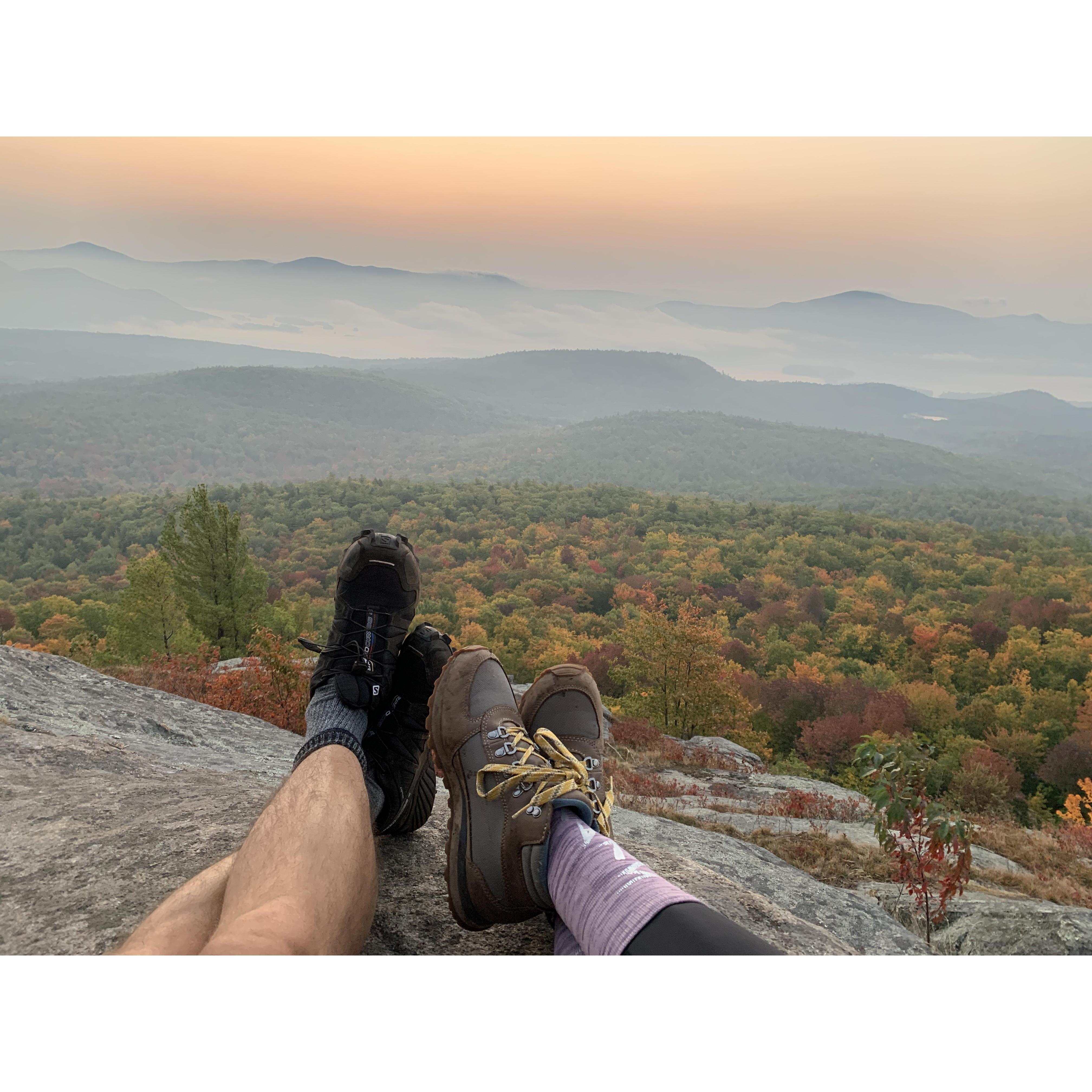 Our favorite sunrise hike - Cat Mountain