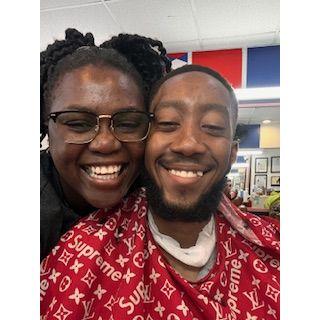 He cut his hair for me!! OMG!!