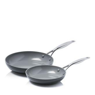Valencia Pro 8" and 10" Ceramic Non-Stick Open Frypan Set
