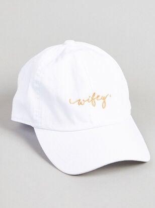 Wifey Script Baseaball Hat