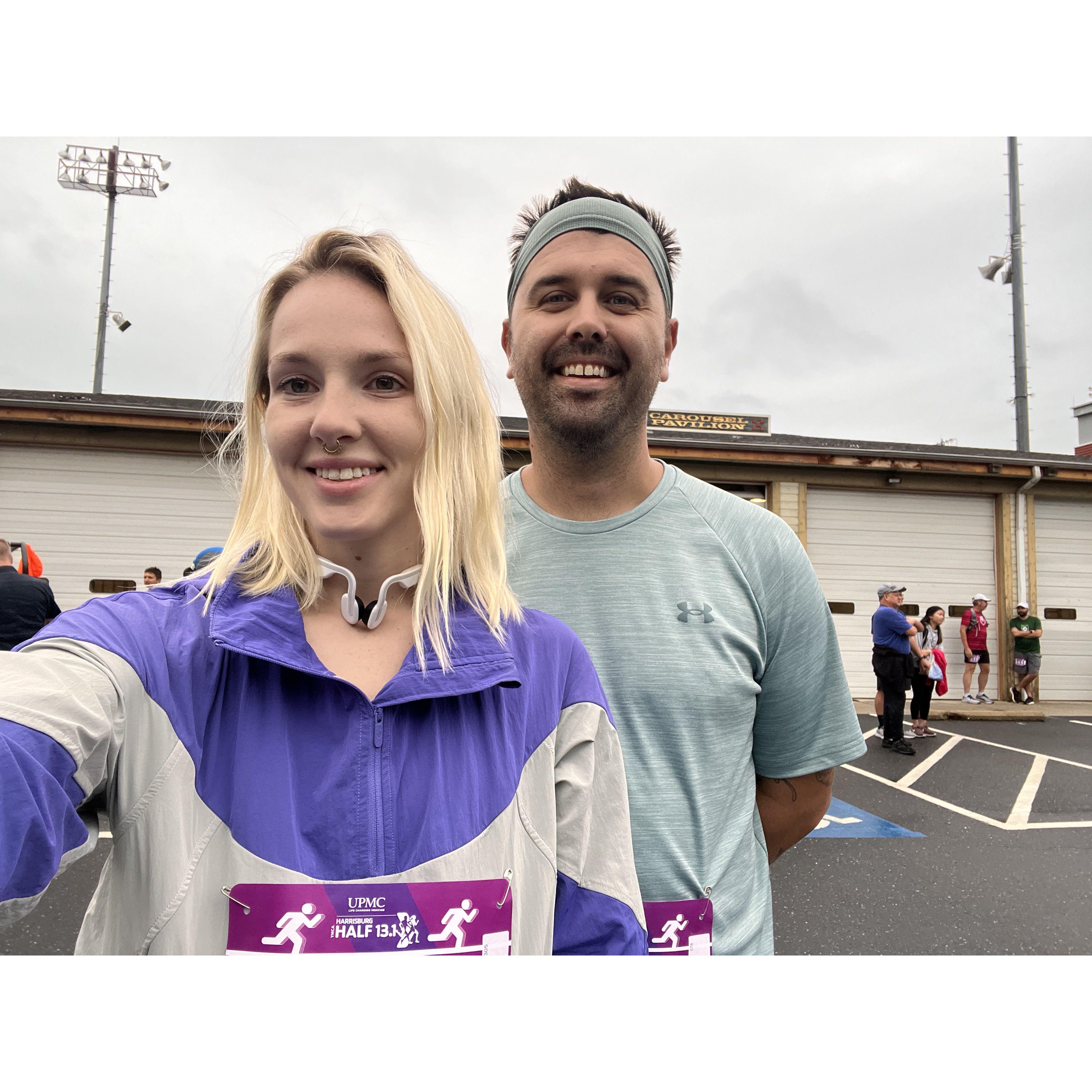 Our first half-marathon