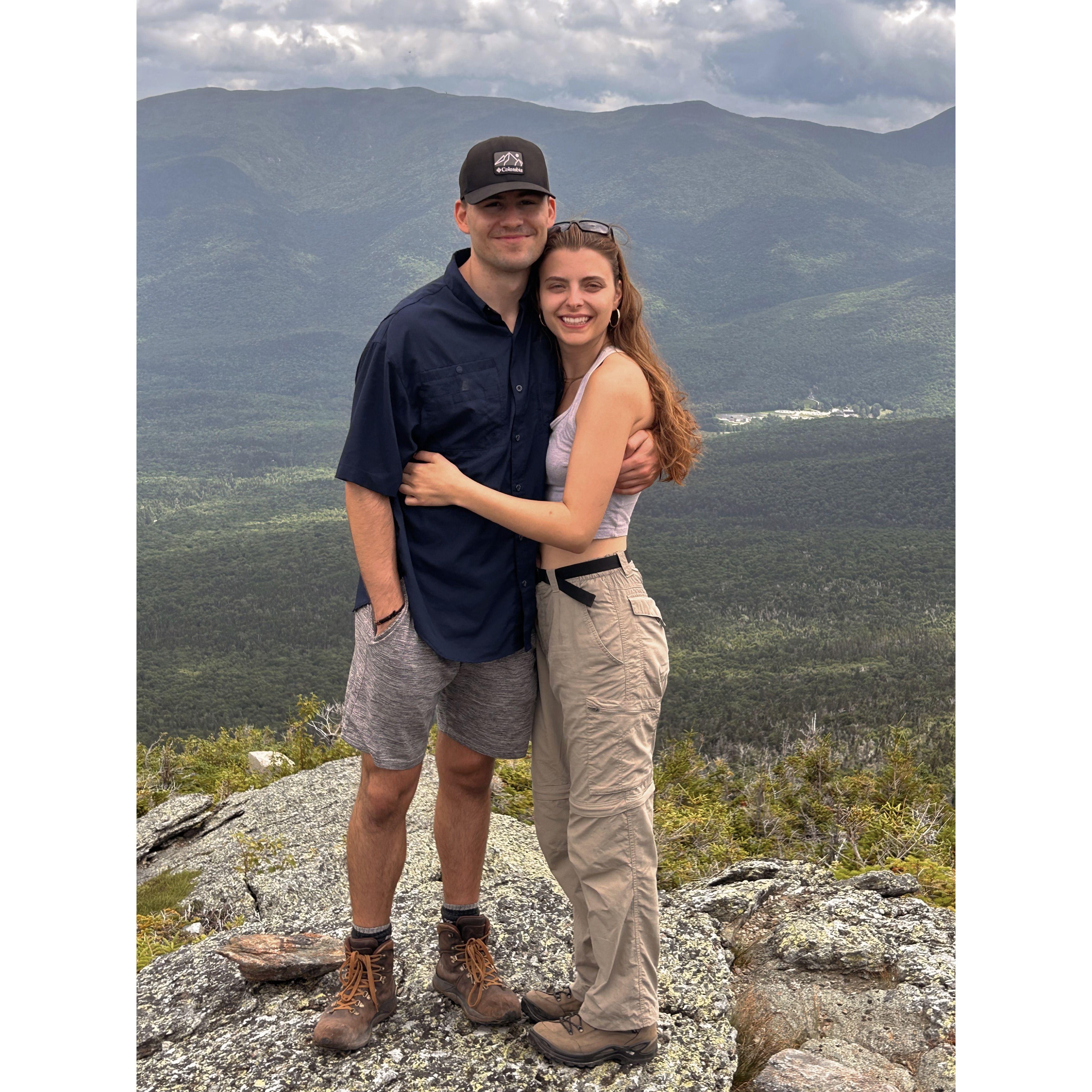 On Mount Washington in NH!
