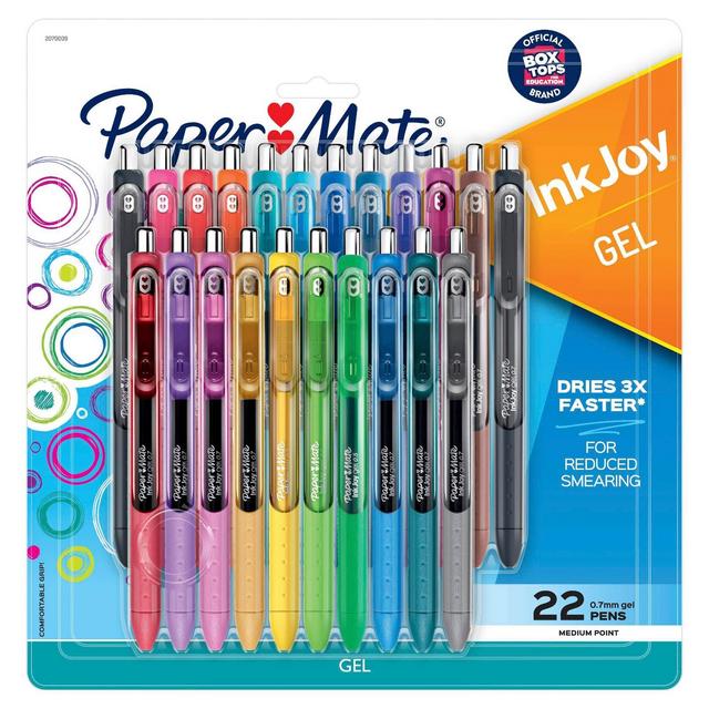 Paper Mate 22pk InkJoy Rollerball Gel Pens Assorted Colors