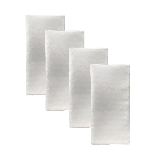 Lenox Olivia Polyester Set of 4 Napkins, 19" x 19"