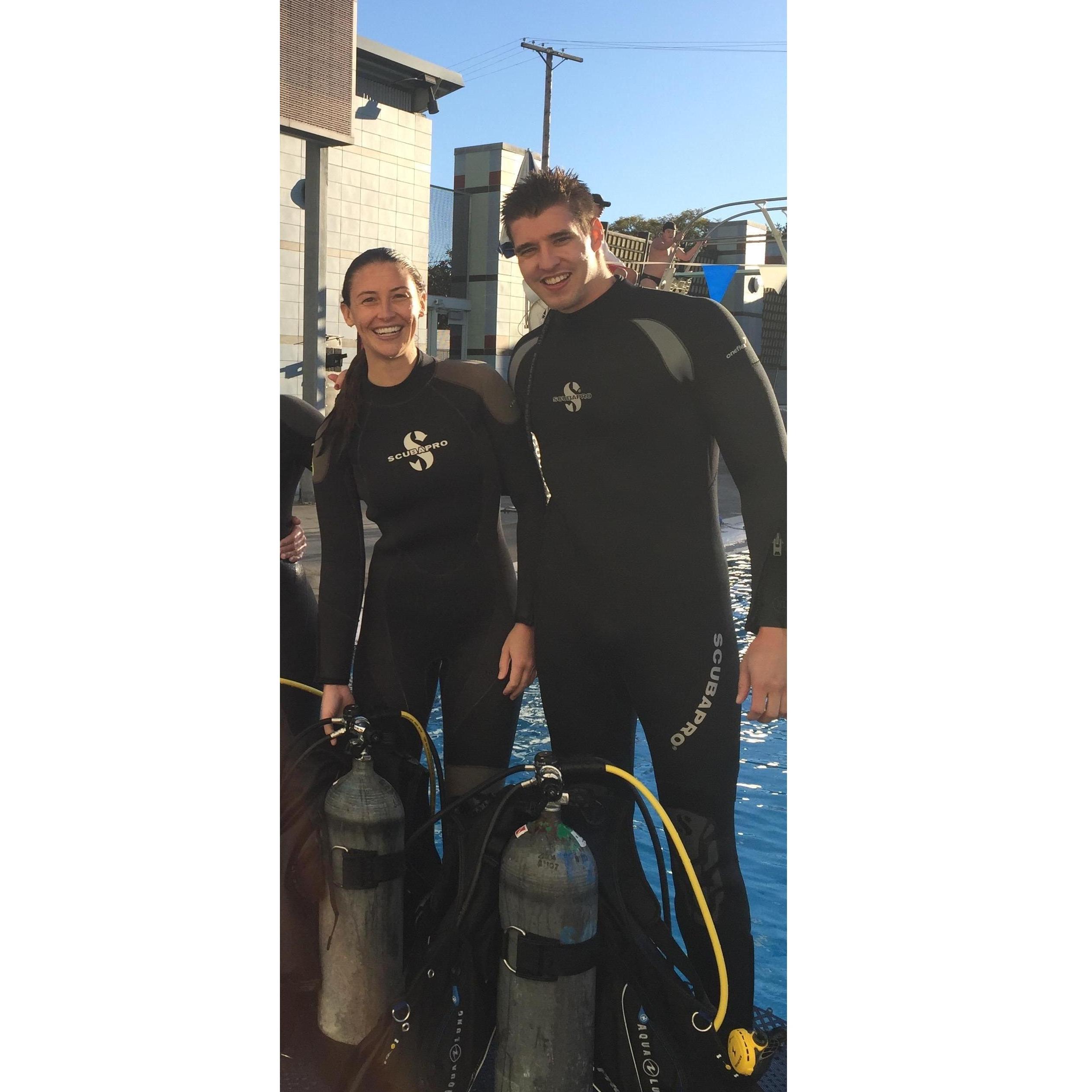 Pool training for scuba certification in Santa Monica, CA