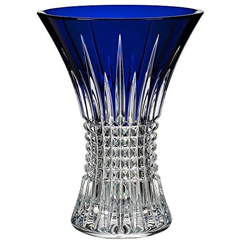 Waterford Lismore Diamond 8" Vase- Cobalt