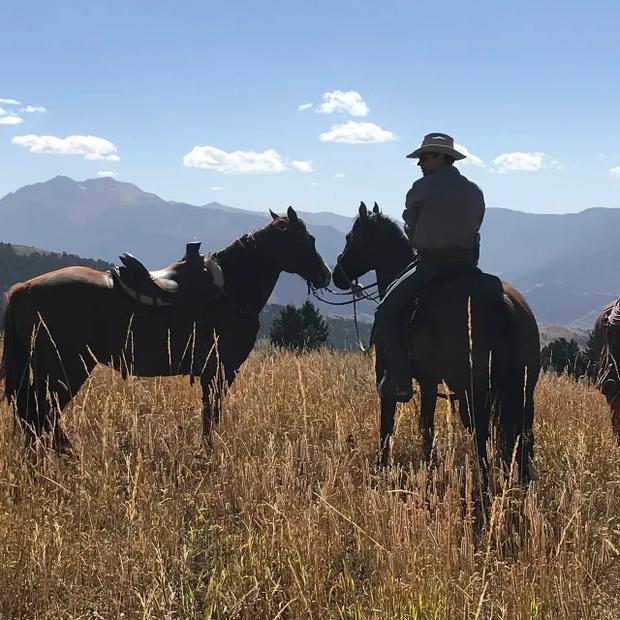 Horseback ride on our honeymoon in Yellowstone