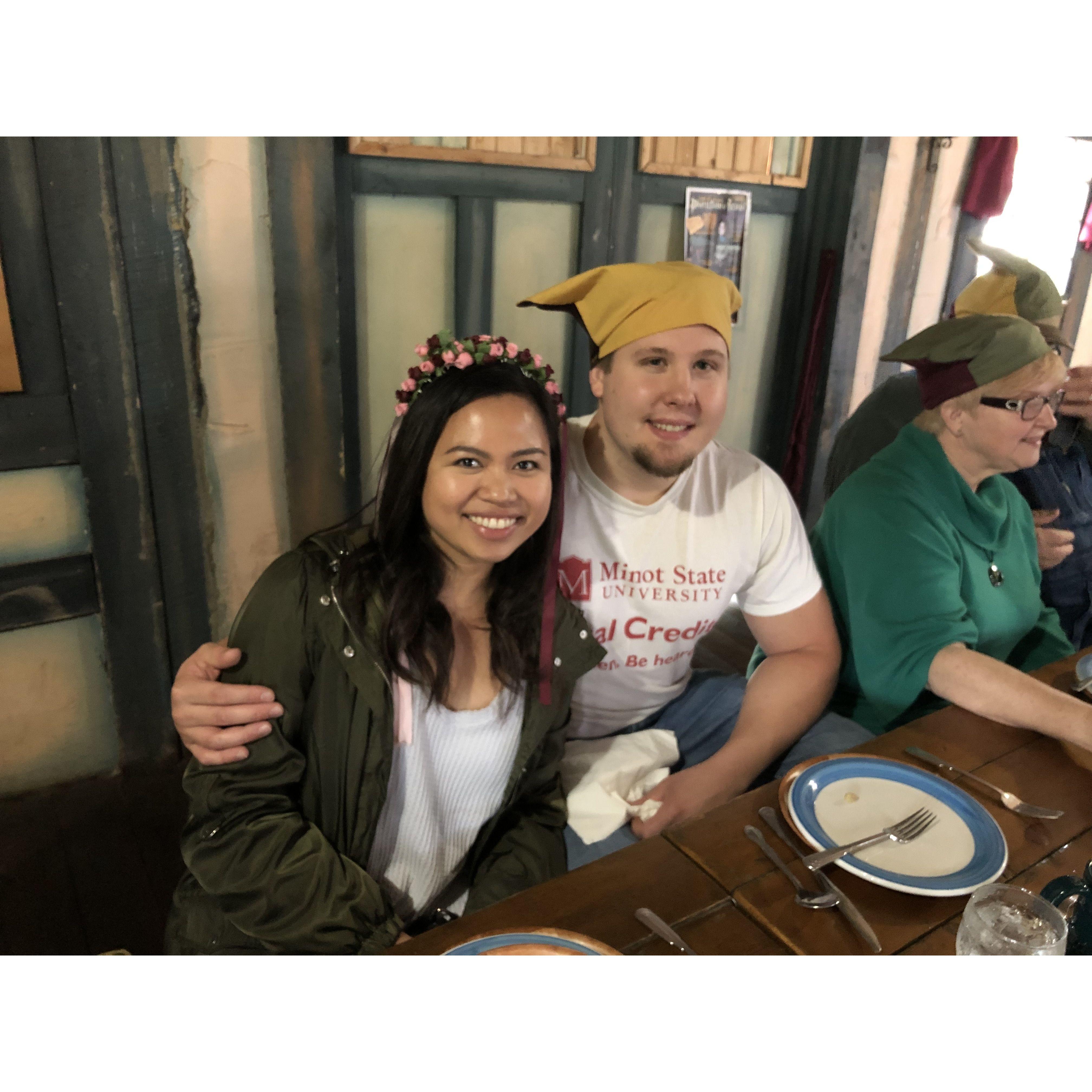 Our first ever photo together!