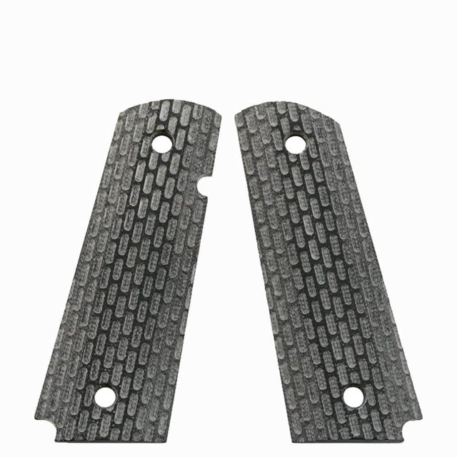 Kimber 1911 Full Size Ambi Grips, G10, Warrior Pattern, Mag Well - 1100954A