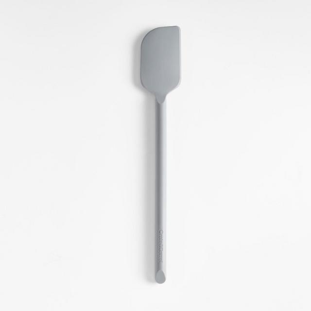 Crate & Barrel Grey Silicone Spatula