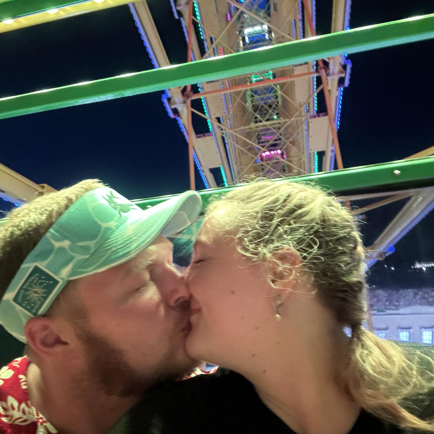 Jenna’s first time on a Ferris wheel!
