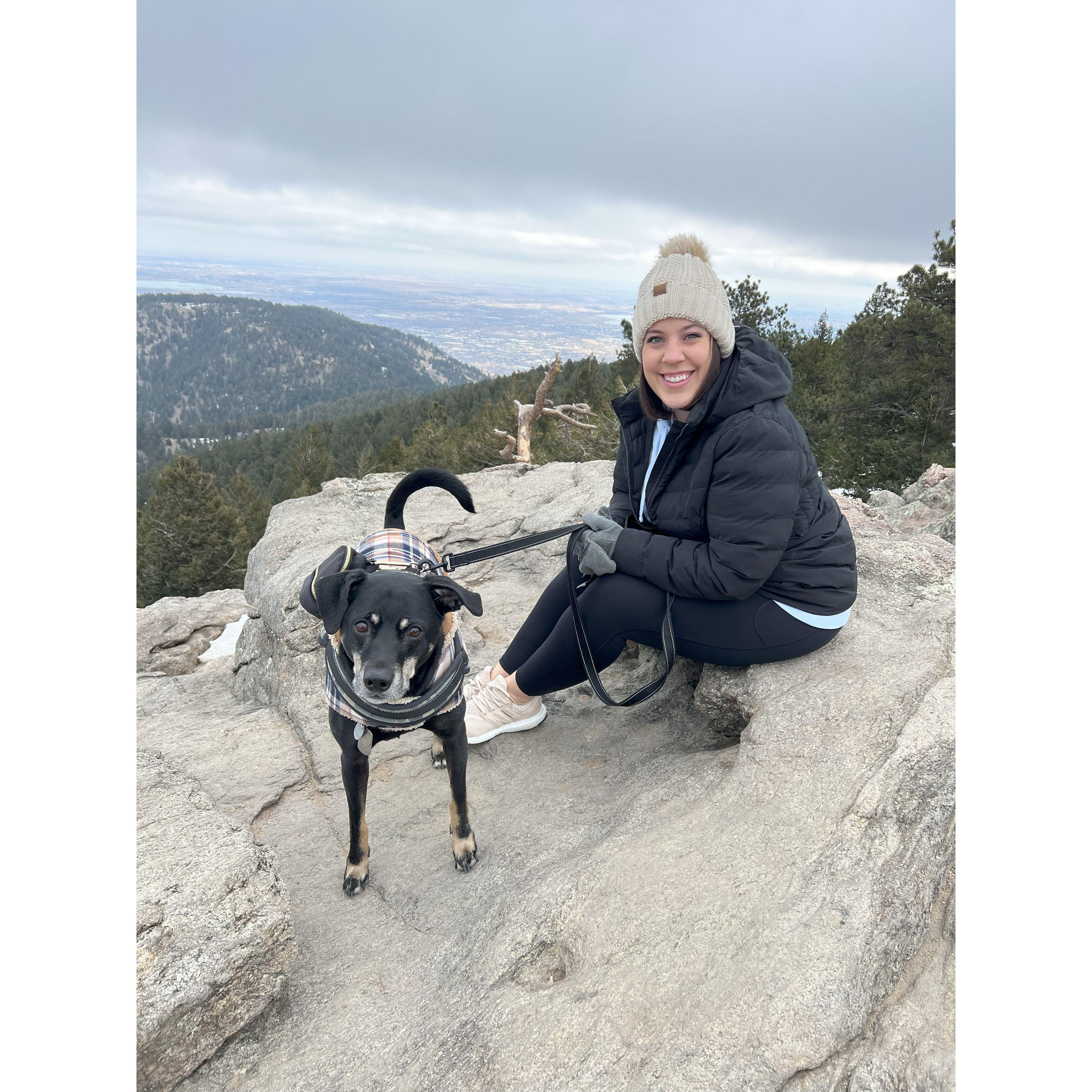 Amanda and Humpy before Kayla got down on one knee!