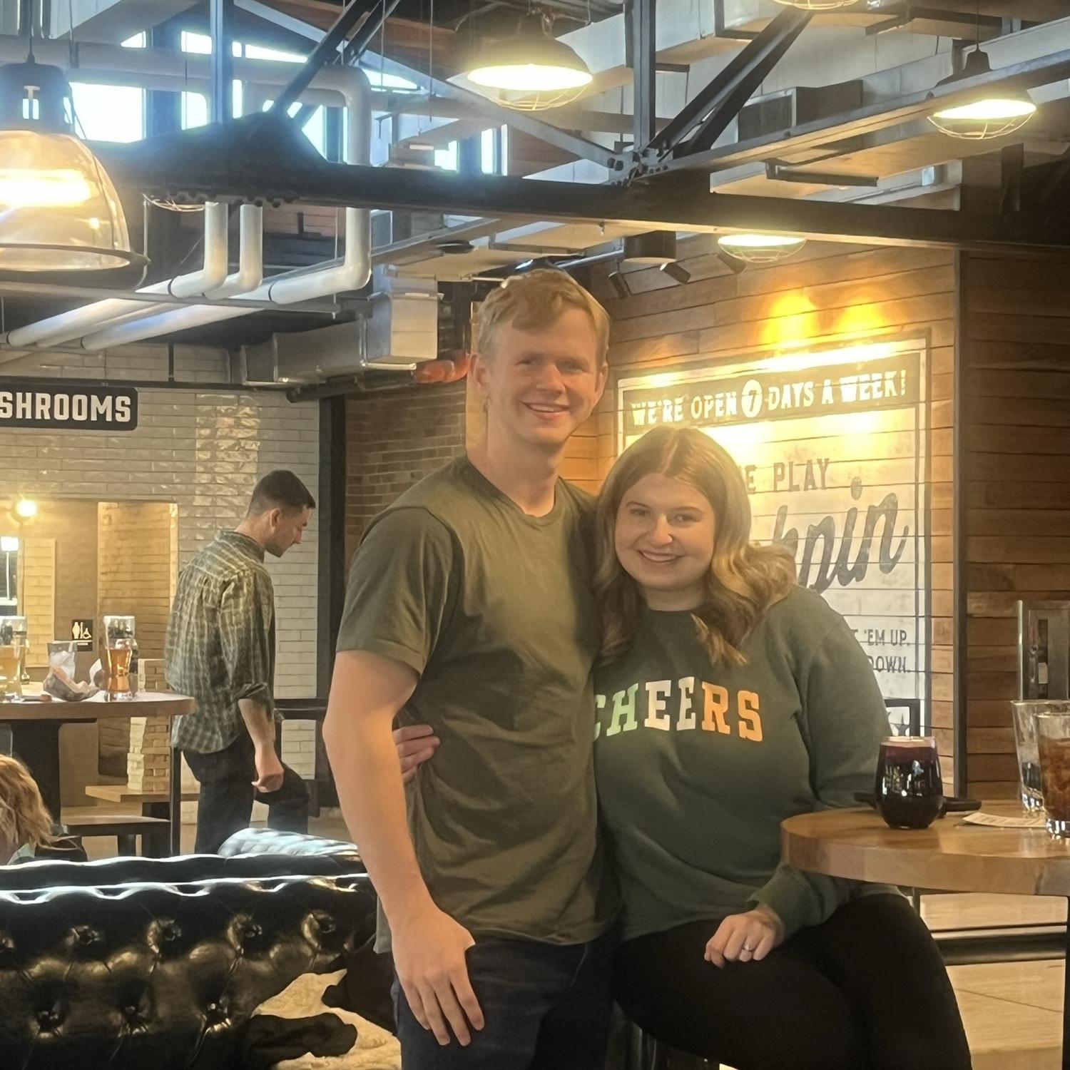 Our first trip out to Indy together!