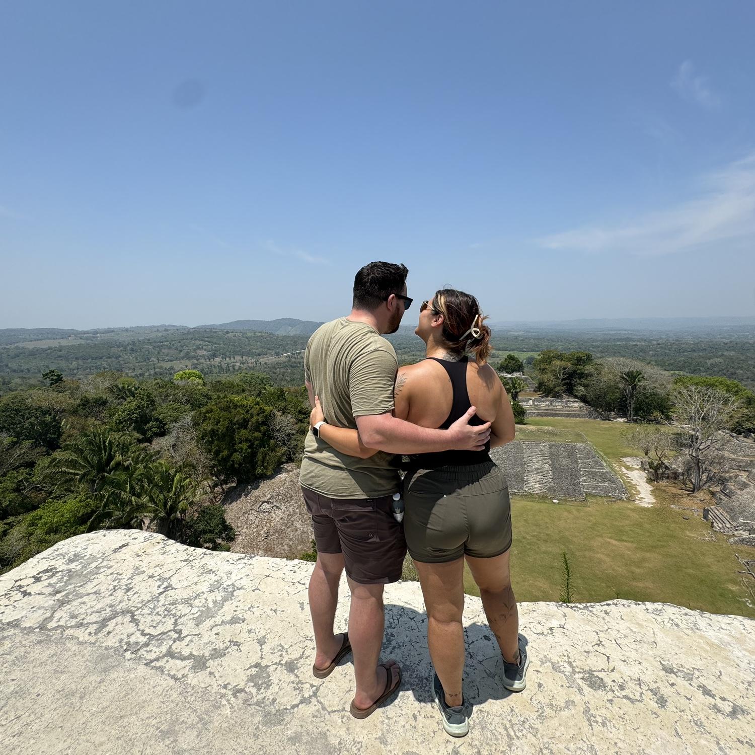 Kelsey lived in Belize for 4 months for a fieldwork rotation and Scott was able to meet her out there so she could show him around! This is an ruin in San Ignacio!