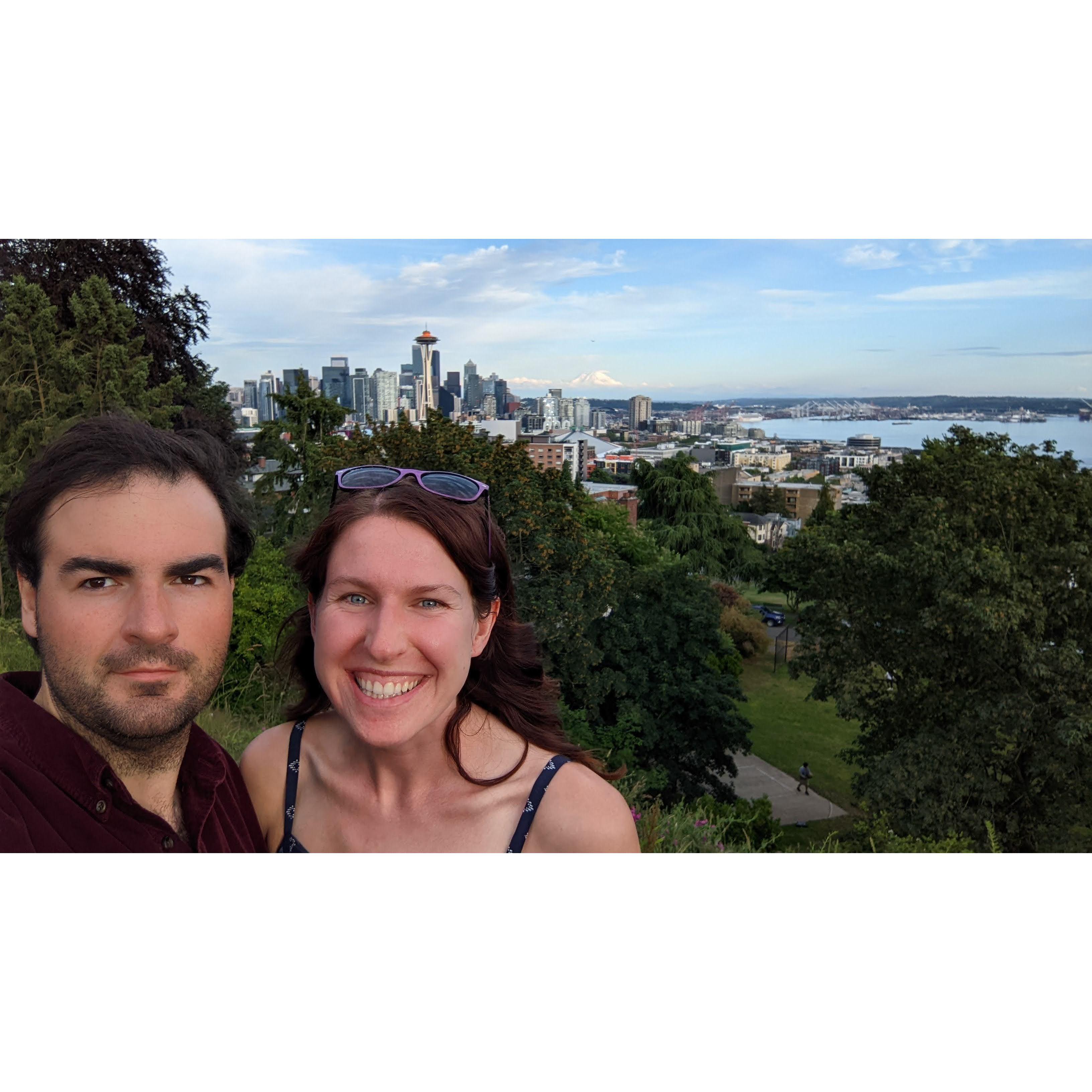 Lovely view of Seattle