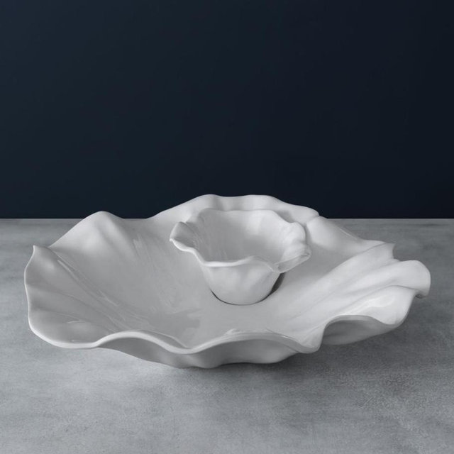 Beatriz Ball Vida Bloom Chip And Dip (White)