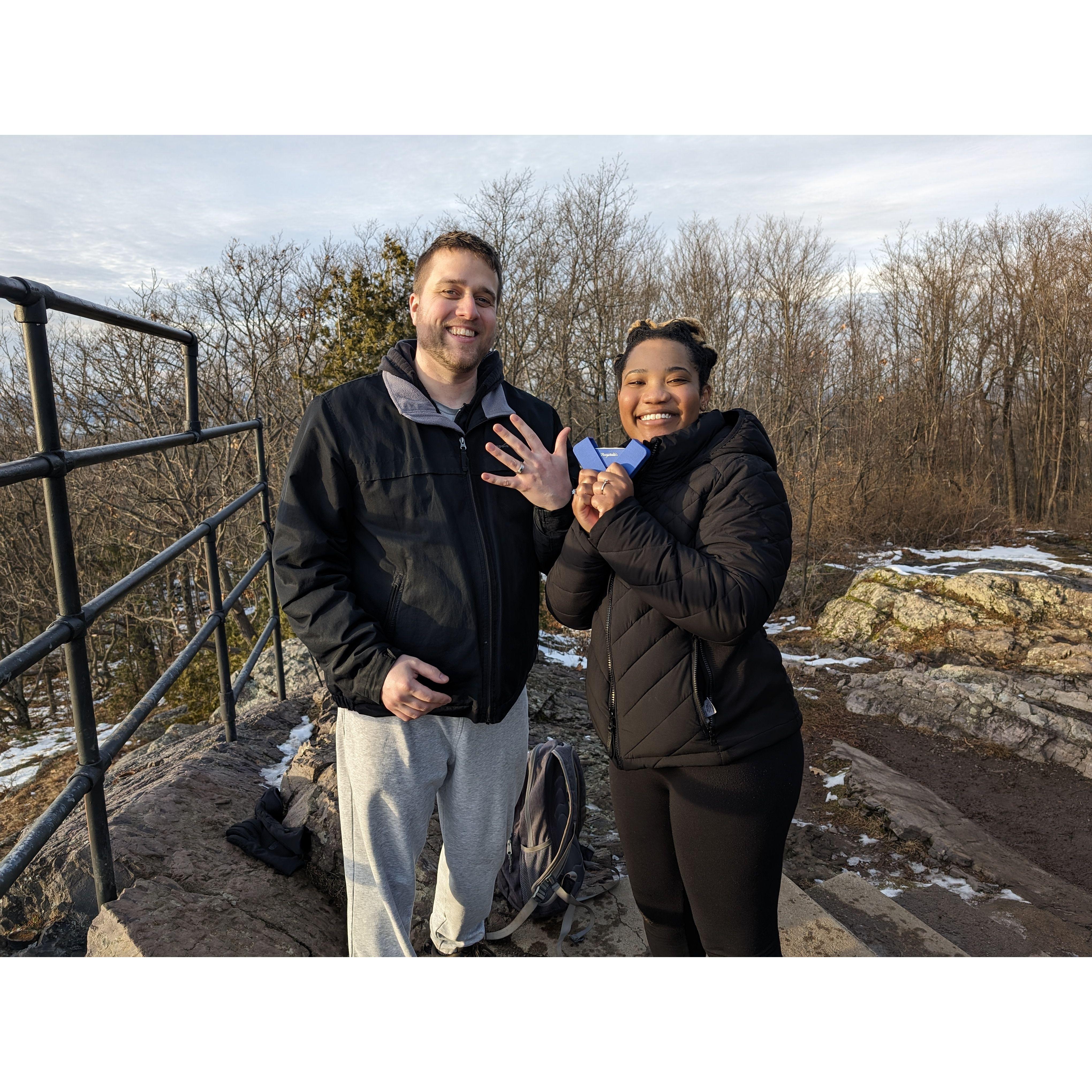 Right after he said "Yes!"