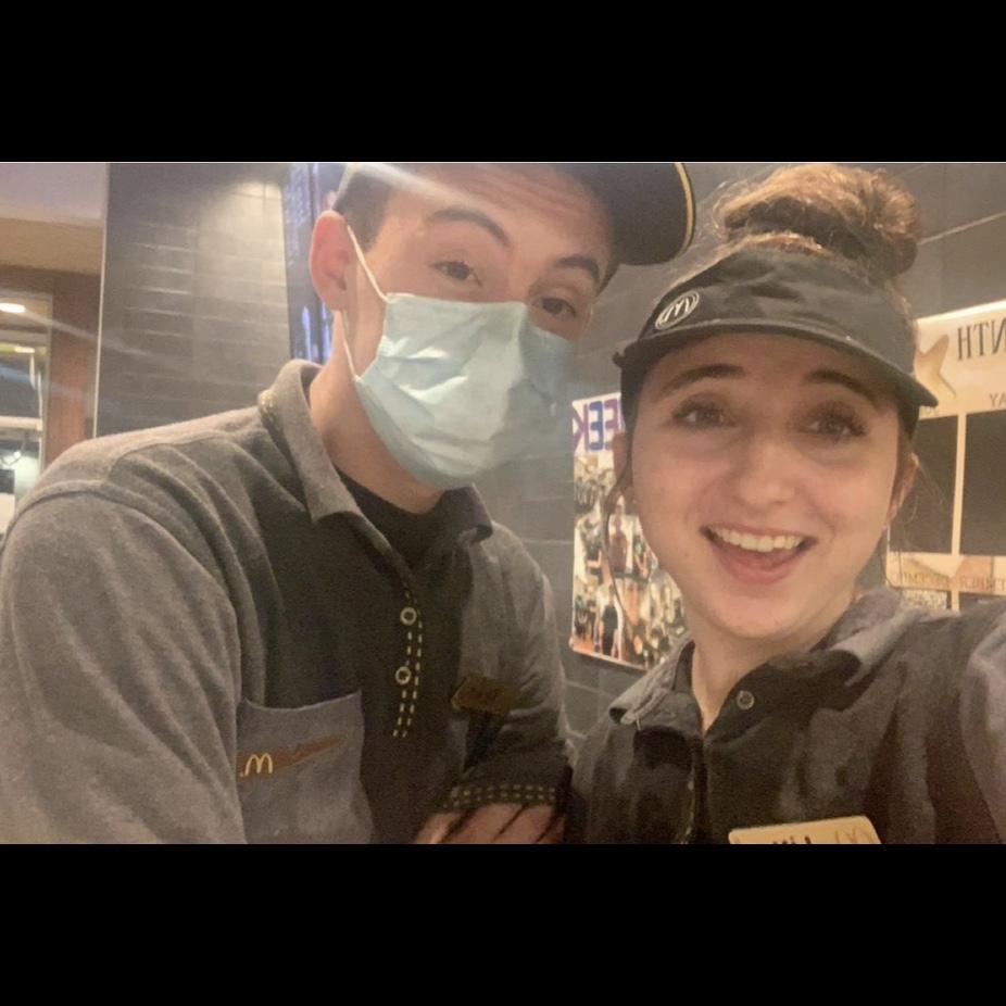 Where we reconnected...McDonald's.