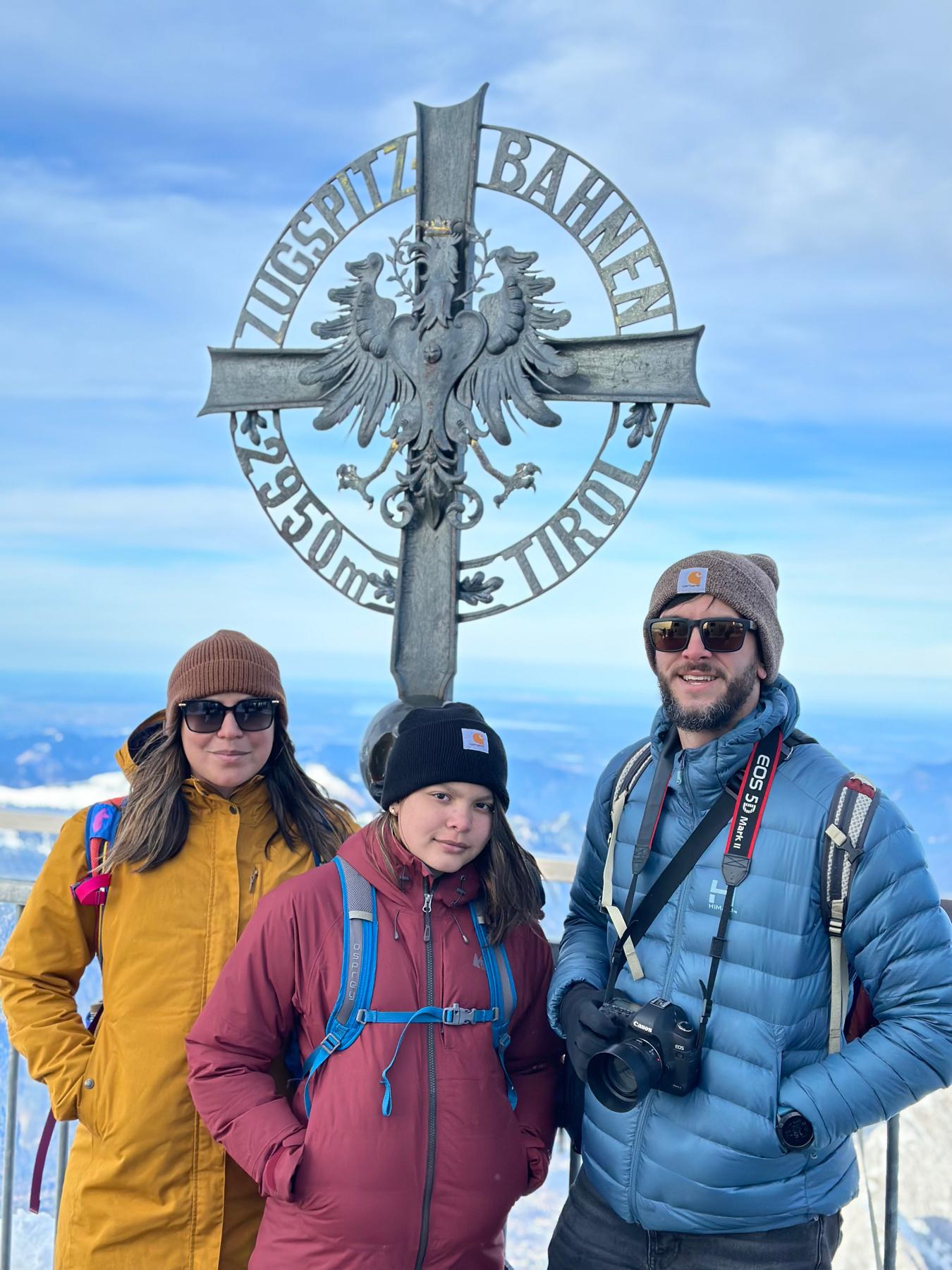 Mt. Zugspitze Climb! (really, we took a gondola lift), 2023