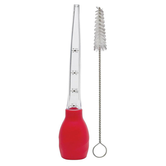 HIC Kitchen Roasting Stand-Up Turkey Baster, Heat Resistant
