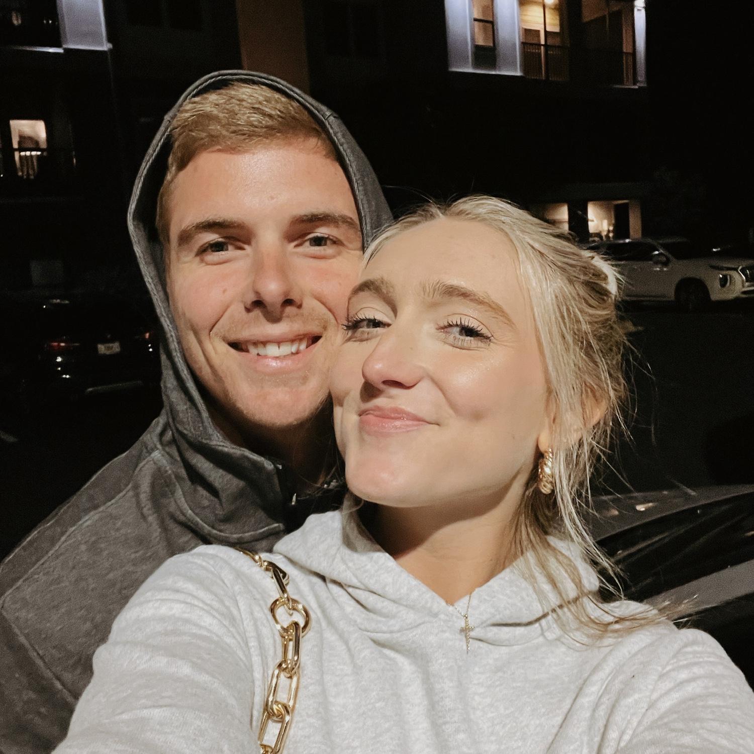 Our first photo together