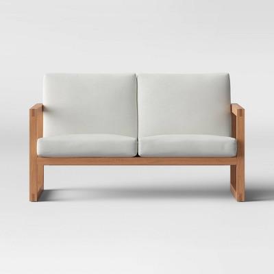 Kaufmann wood store patio loveseat