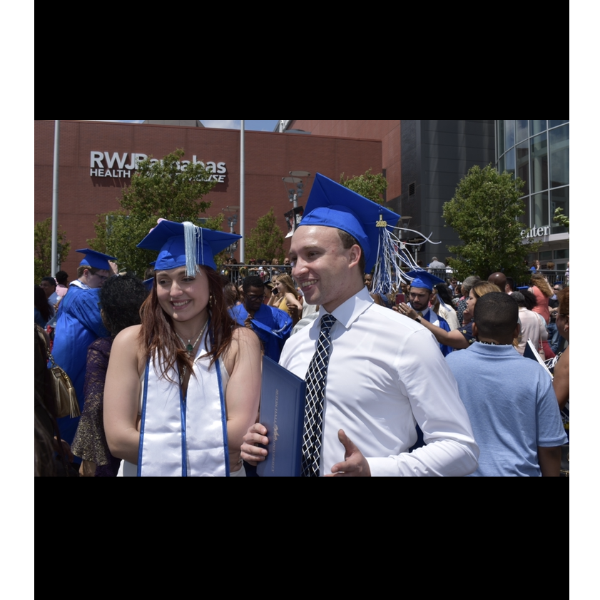 Graduation from Seton Hall University in 2019