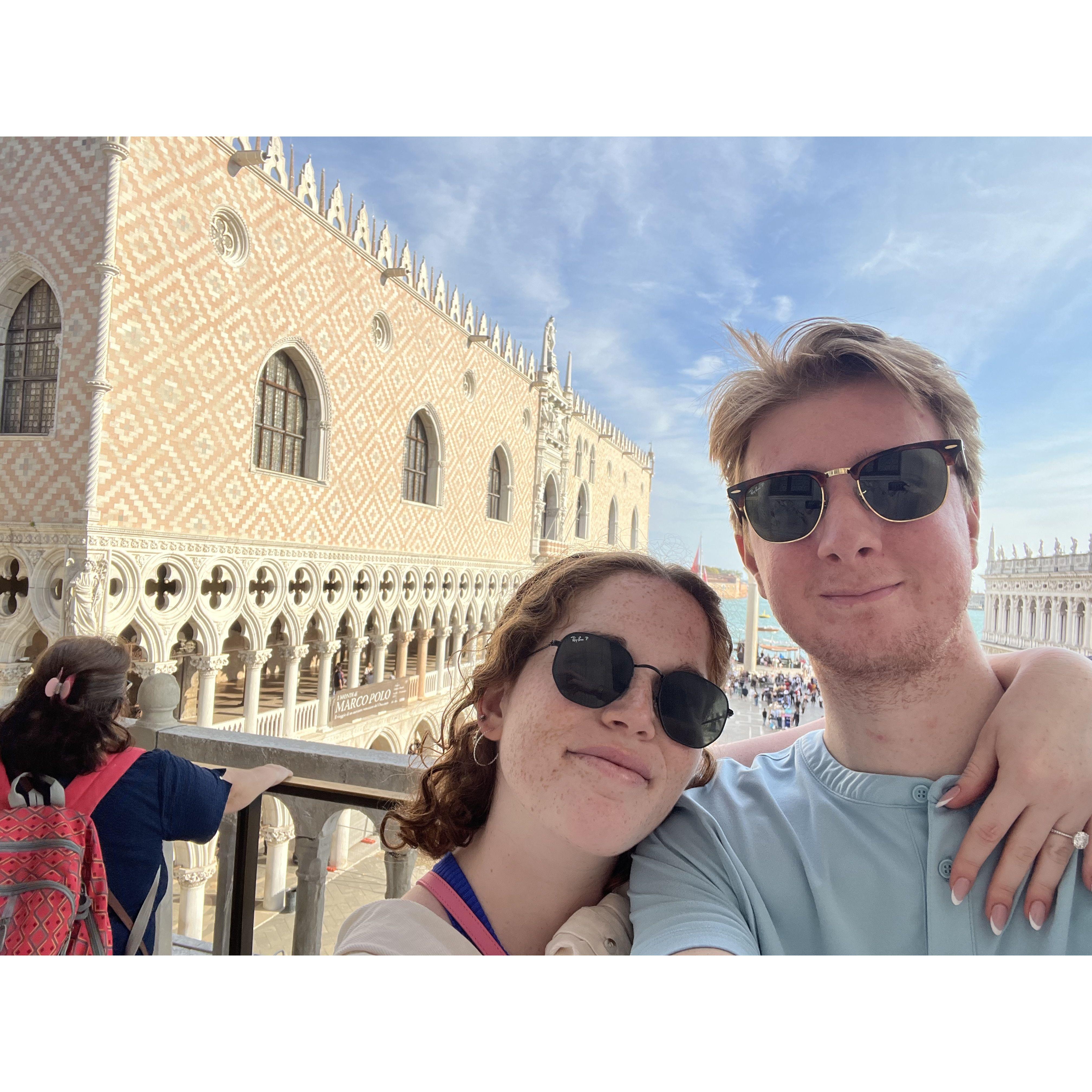 Engagement trip to Venice, Italy