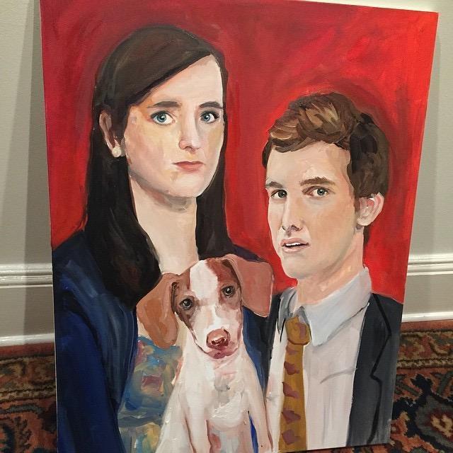 Christmas portrait by Ellie Skrzat (December 2014)