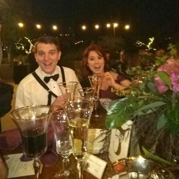 We got all dressed up!