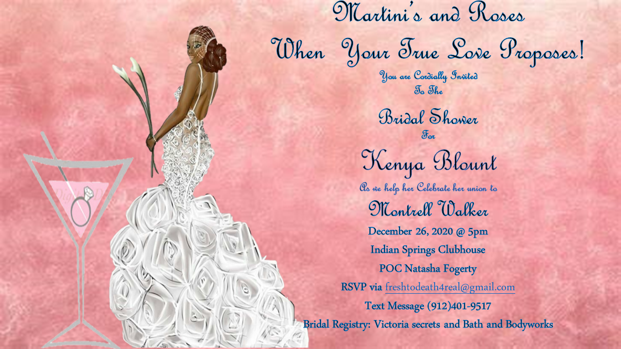 The Wedding Website of Kenya Blount and Montrell Walker