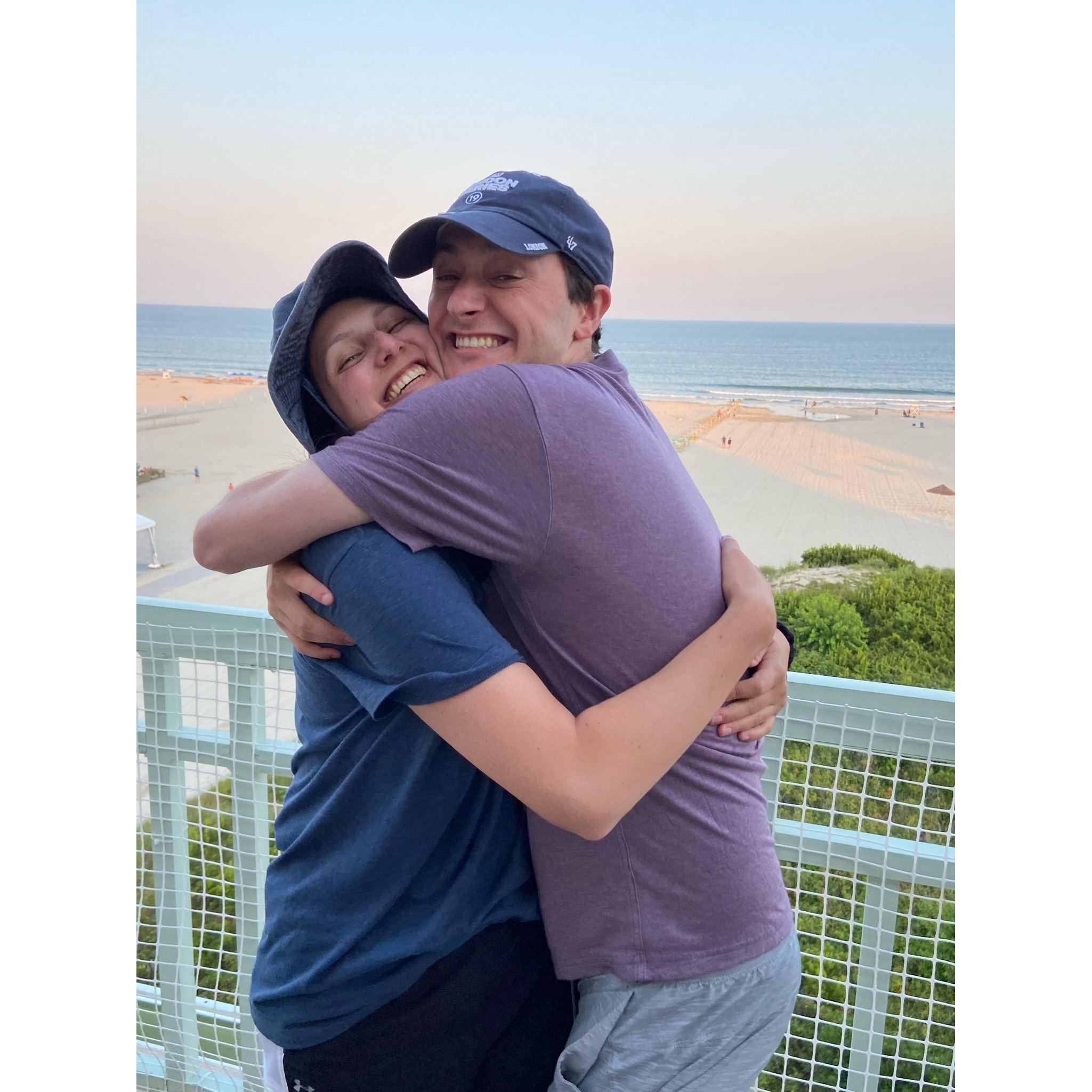 Some snugs at our favorite place