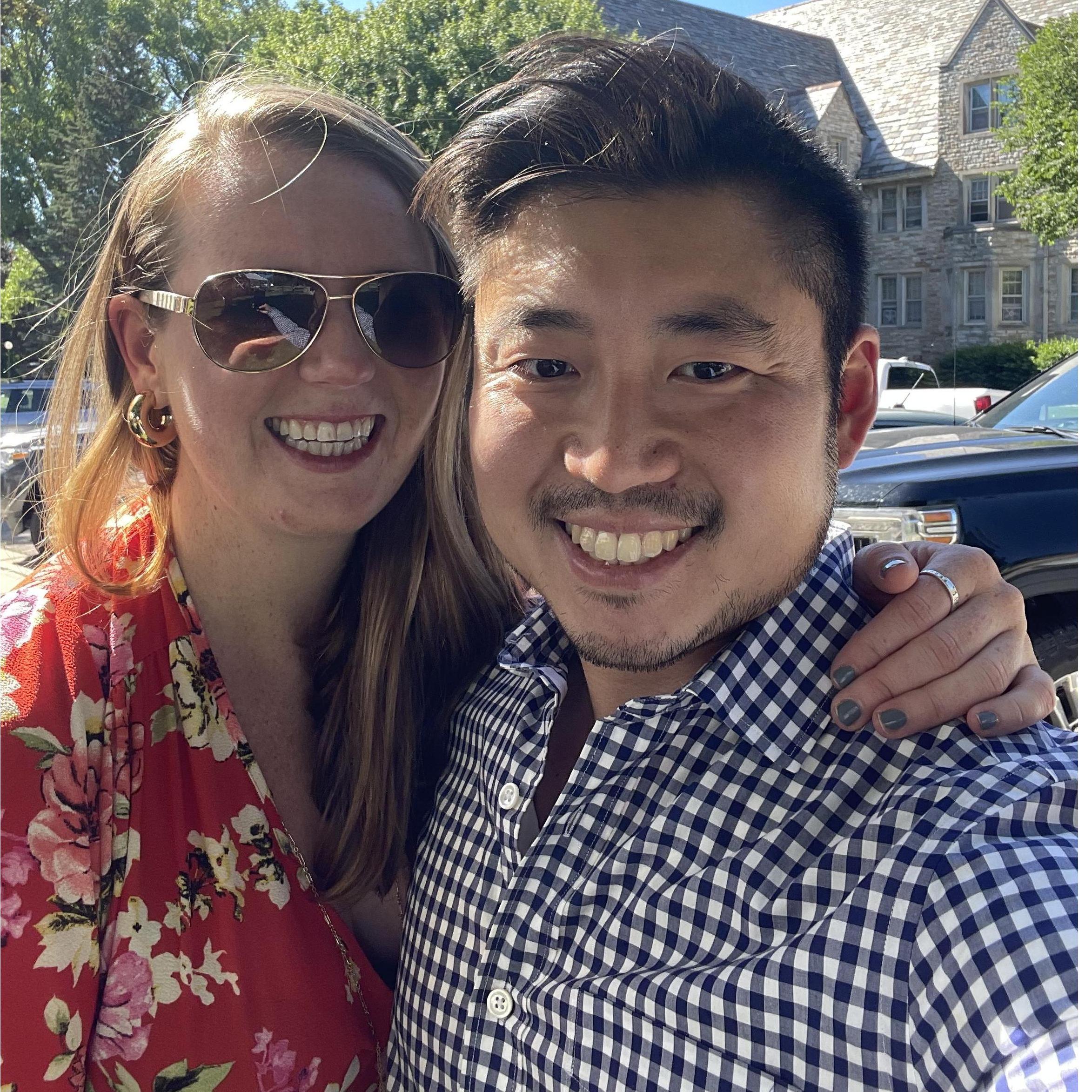 At a friend's wedding in Minnesota