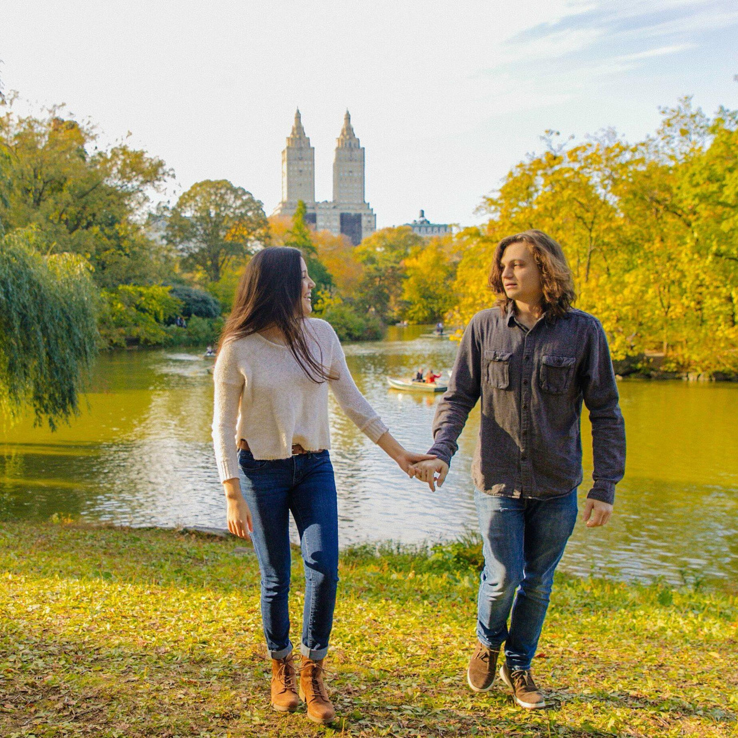 Engagement pictures in Central Park