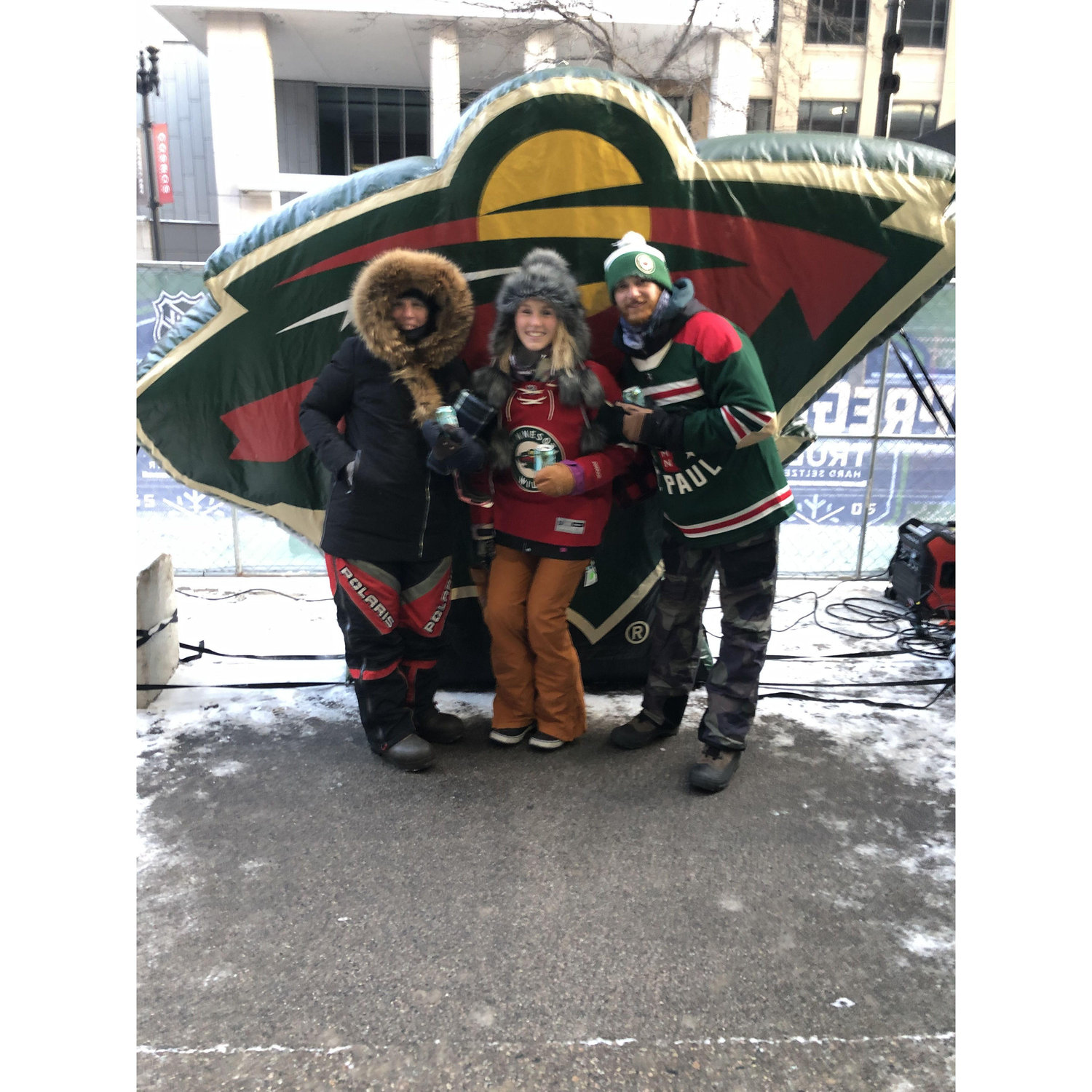 Winter Classic New Year's Day 2022: Once again it was subzero temperatures, but leave it to MN to hold an outdoor hockey game!