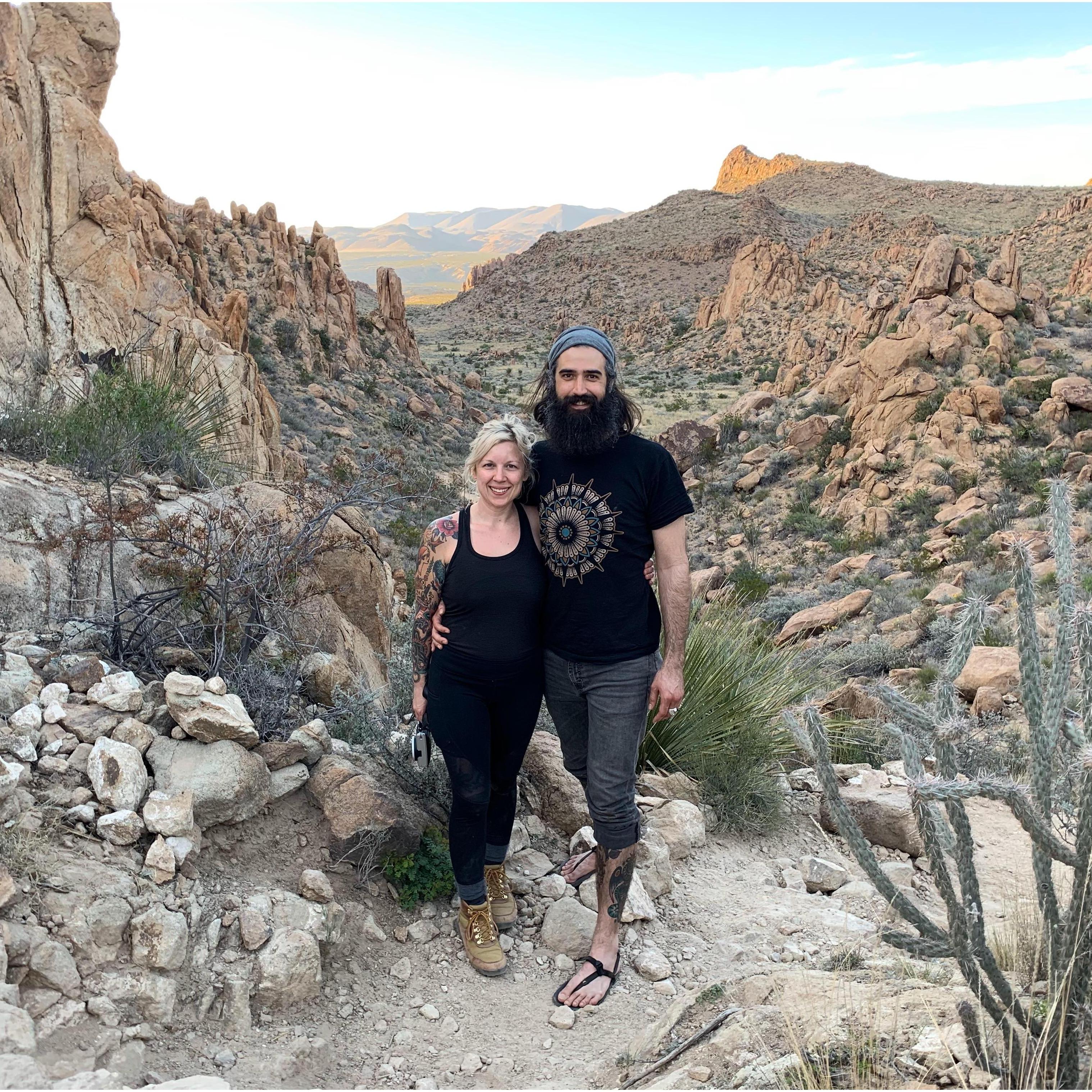 First trip together at Big Bend