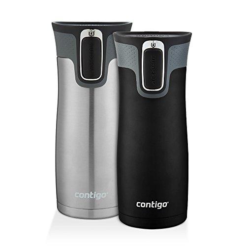 Contigo Luxe 14 oz. Travel Mug, 2 pk. - Licorice and Frosted Pearl