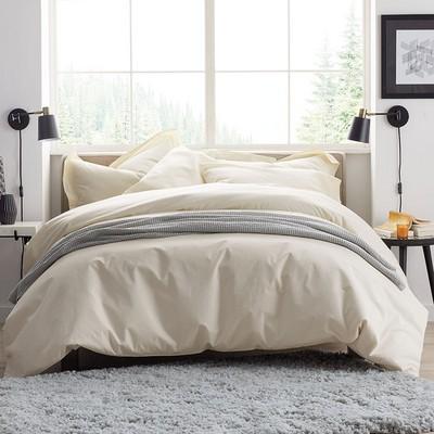400-Thread Count Supima® Cotton Percale Queen Sheets and Duvet