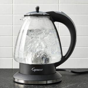 Capresso H20 Electric Glass Tea Kettle + Reviews | Crate & Barrel